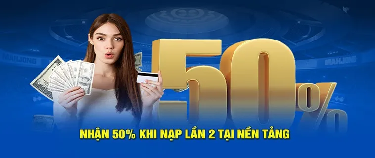 Nạp Lần 2 Tặng 50% Tại Nhà Cái Vui88 Cơ Hội Nhân Đôi Vốn Cược Hấp Dẫn